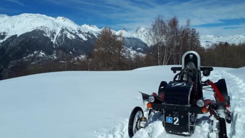 QUAD ELECTRIQUE SUR NEIGE