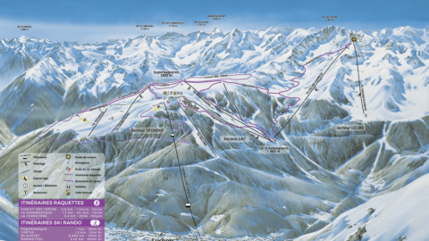 Ski de randonnée Pyrénées  : itinéraires à Luchon-Superbagnères et Le Mourtis