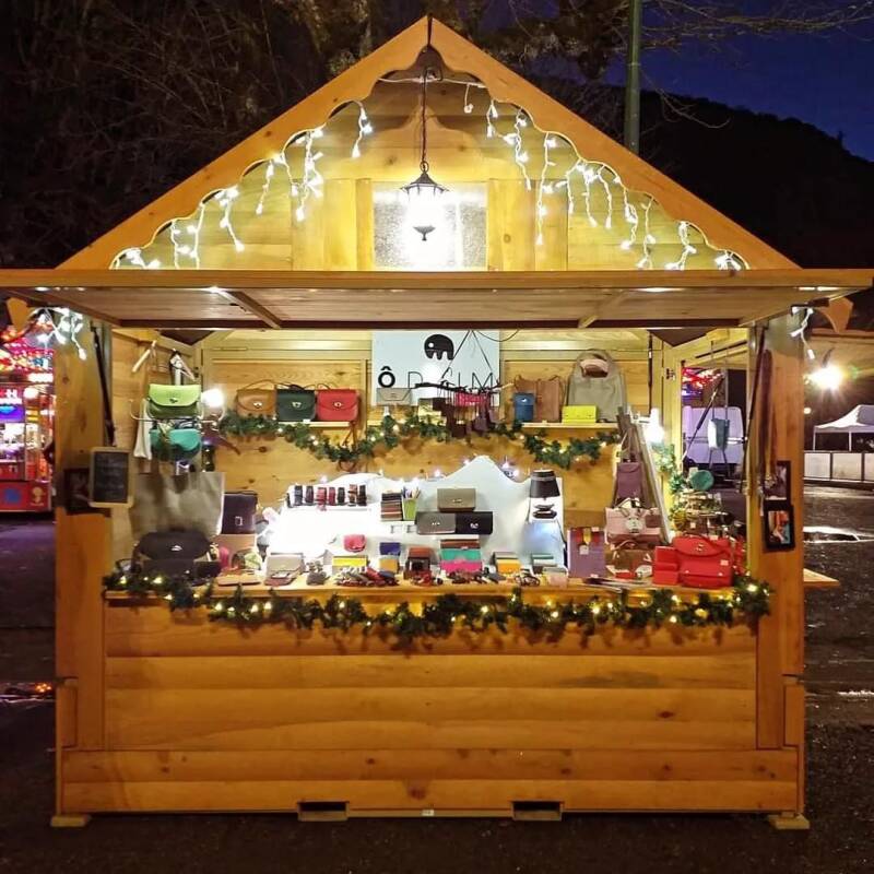 Chalet du marché de noël